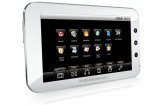 Androidタブレットの WebStation